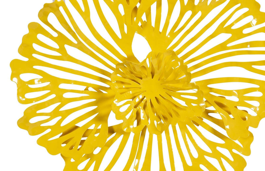 Extra Small Yellow Flower Wall Art - Maison Vogue