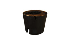 Chamcha Wood Side Table Burnt Edge - Maison Vogue