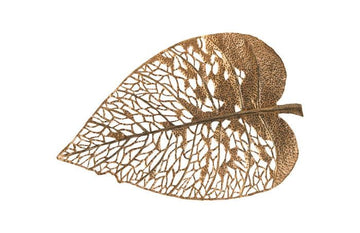 Birch Leaf Wall Art Copper, MD - Maison Vogue