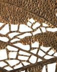 Birch Leaf Wall Art Copper, LG - Maison Vogue