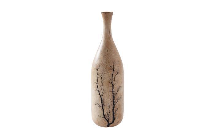 Lightning Bottle Mango Wood, Curved Neck - Maison Vogue